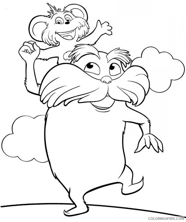 The Lorax Coloring Pages TV Film Forest Inhabitant Printable 2020 09330 Coloring4free