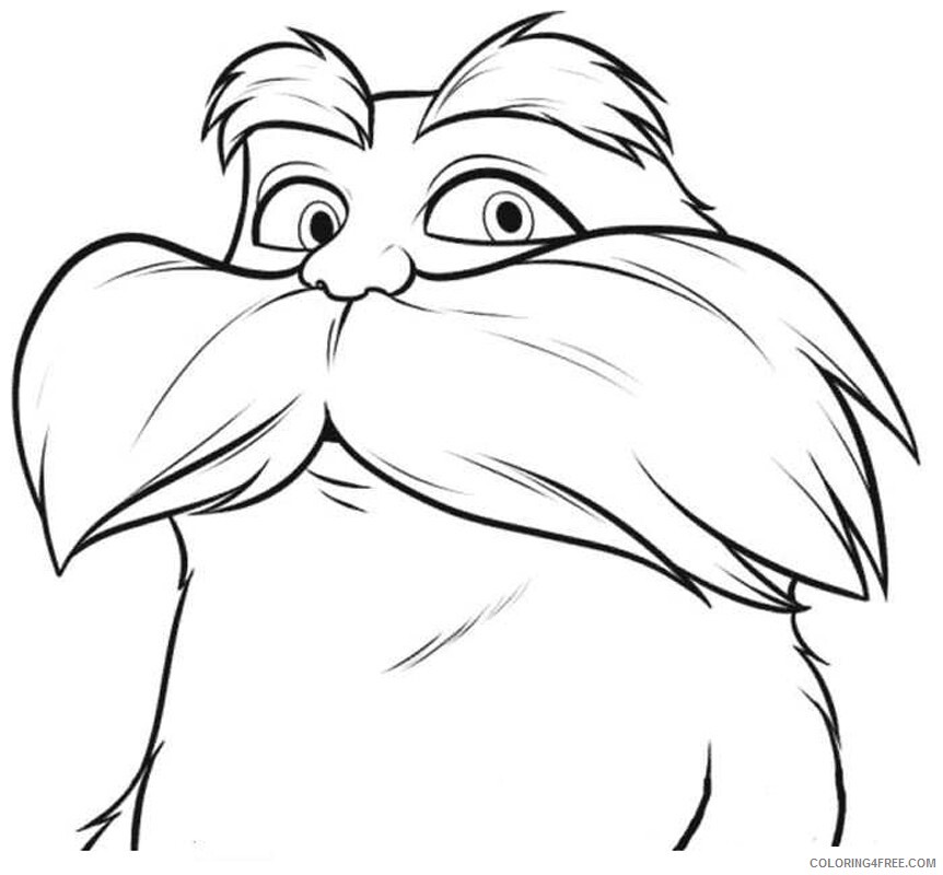 The Lorax Coloring Pages TV Film Lorax Free Printable 2020 09304 Coloring4free