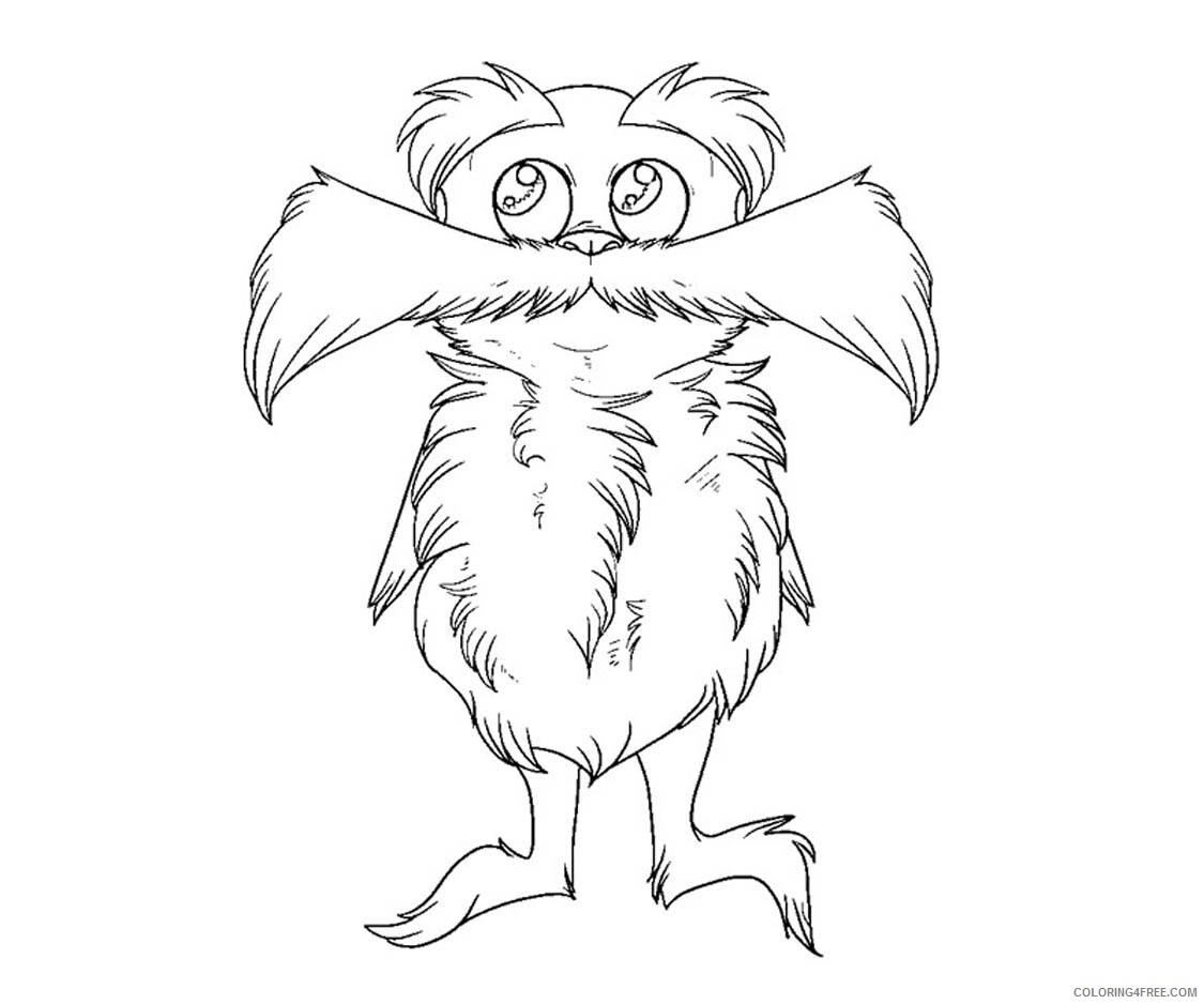 The Lorax Coloring Pages TV Film Lorax Free Printable 2020 09305 Coloring4free