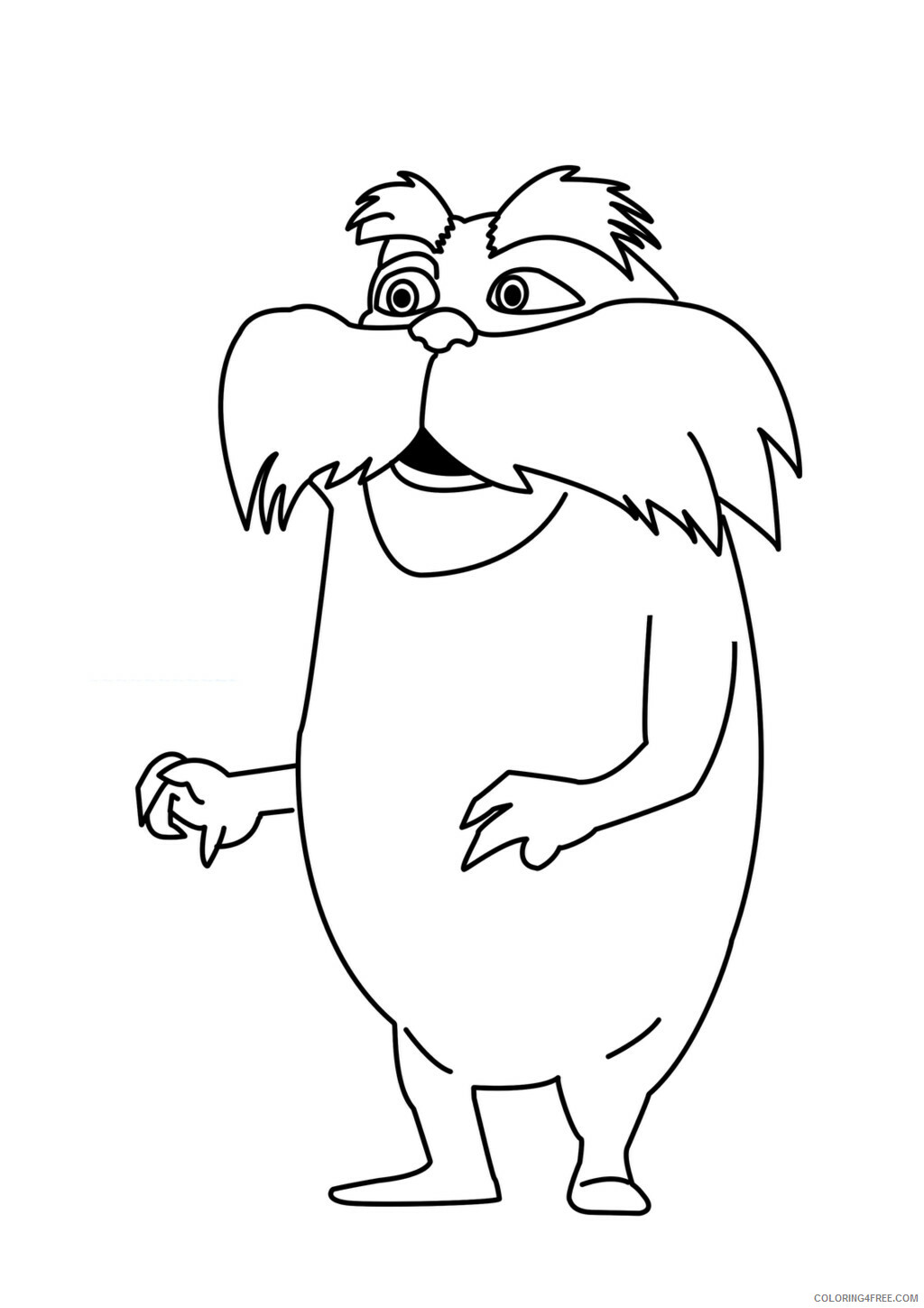 The Lorax Coloring Pages TV Film Lorax Pictures Printable 2020 09308 Coloring4free