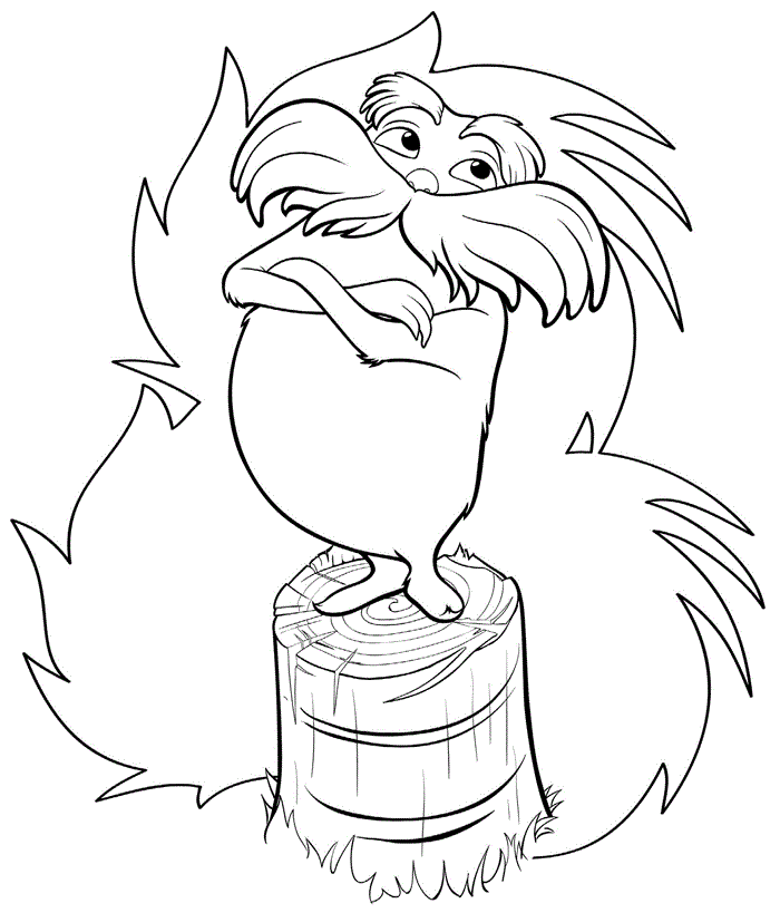 The Lorax Coloring Pages TV Film Lorax Printable 2020 09293 Coloring4free