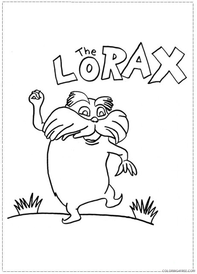 The Lorax Coloring Pages TV Film Lorax Printable 2020 09310 Coloring4free
