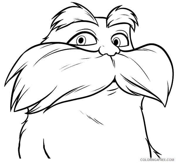 The Lorax Coloring Pages TV Film Picture of the Lorax Printable 2020 09313 Coloring4free
