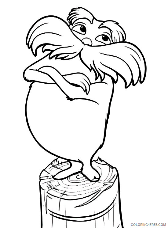 The Lorax Coloring Pages TV Film The Lorax 2 Printable 2020 09335 Coloring4free