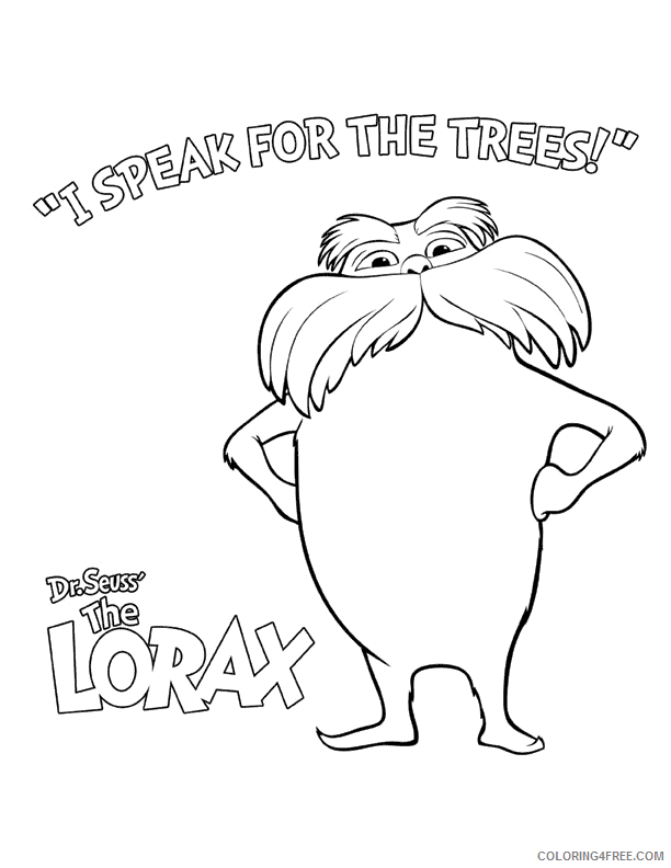 The Lorax Coloring Pages TV Film The Lorax Printable 2020 09336 Coloring4free
