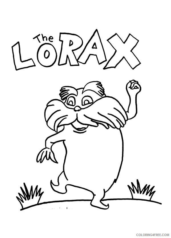 The Lorax Coloring Pages TV Film the Guardian of the Forest Printable 2020 09349 Coloring4free