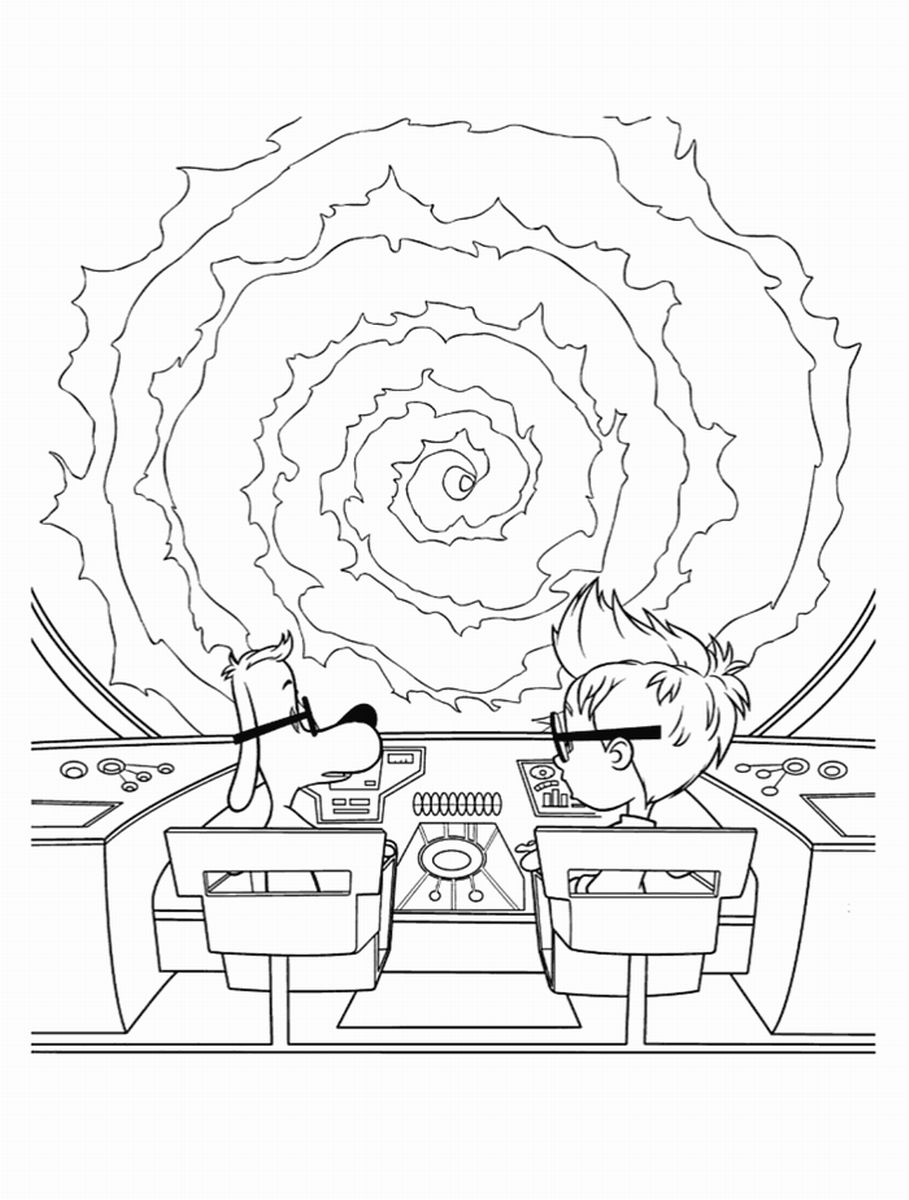 The Mr Peabody and Sherman Show Coloring Pages TV Film Printable 2020 09360 Coloring4free