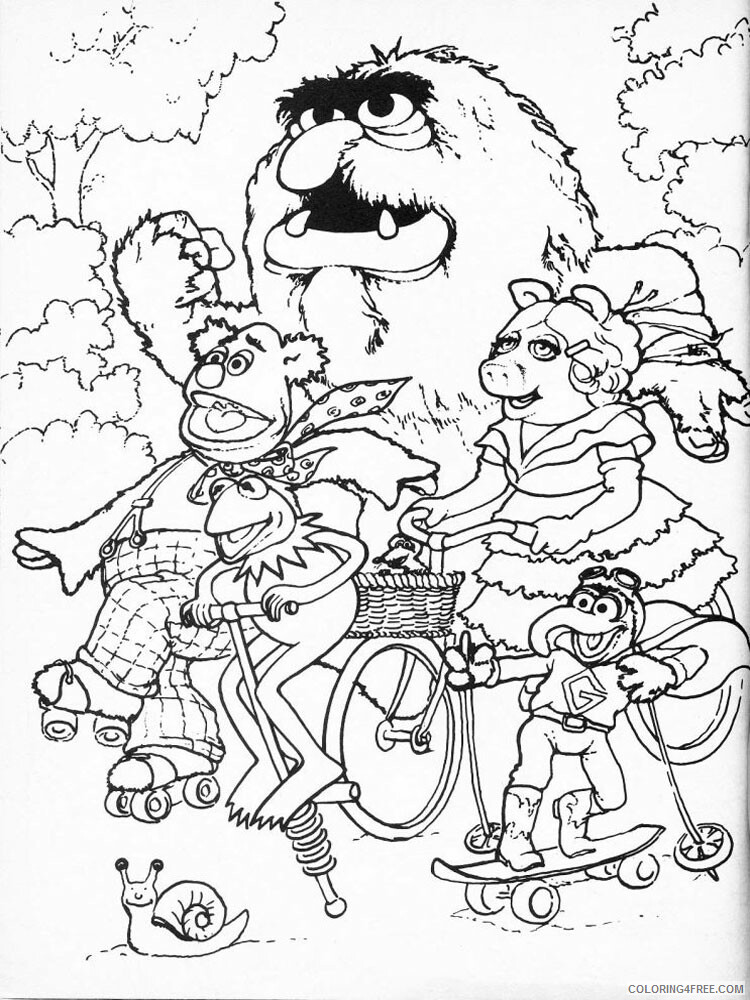 The Muppet Show Coloring Pages TV Film Muppet Show 1 Printable 2020 09387 Coloring4free