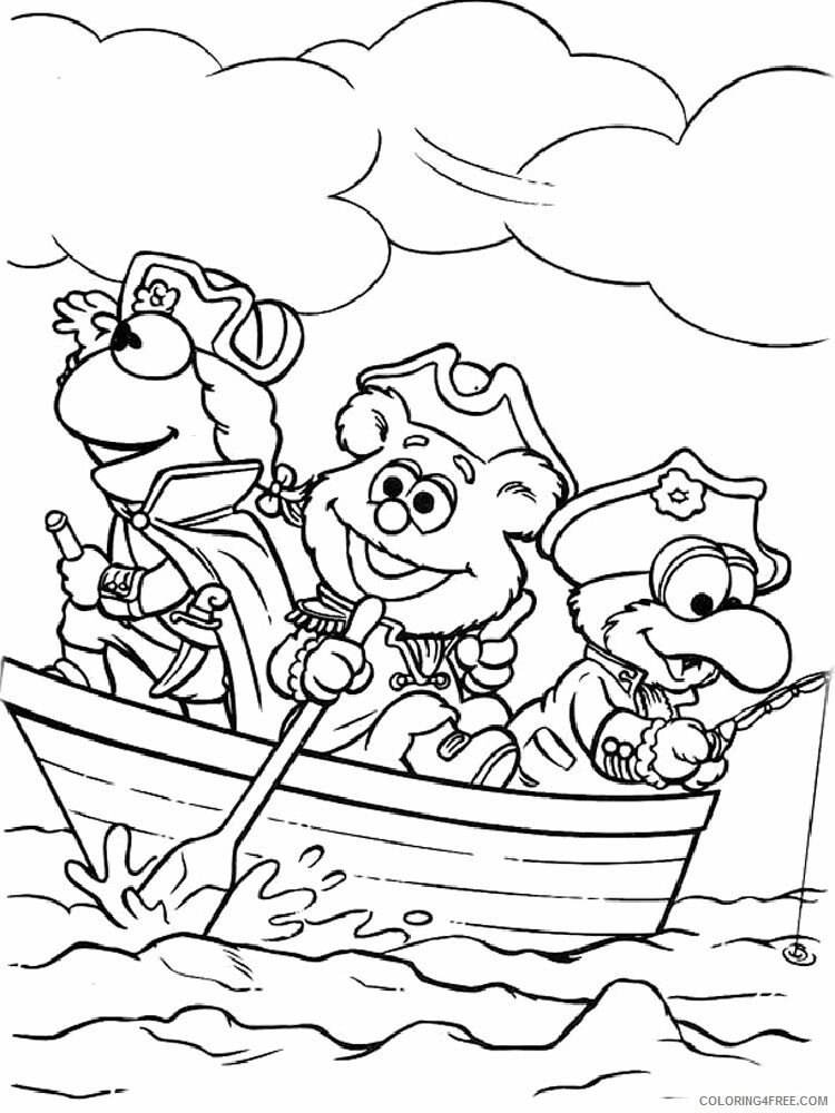 The Muppet Show Coloring Pages TV Film Muppet Show 3 Printable 2020 09399 Coloring4free
