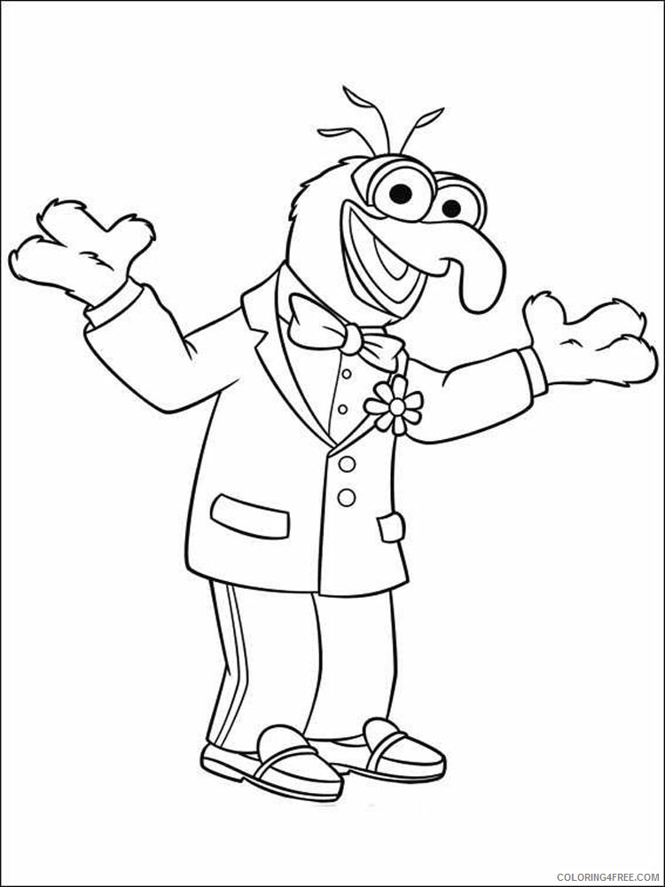 The Muppet Show Coloring Pages TV Film Muppet Show 4 Printable 2020 09400 Coloring4free
