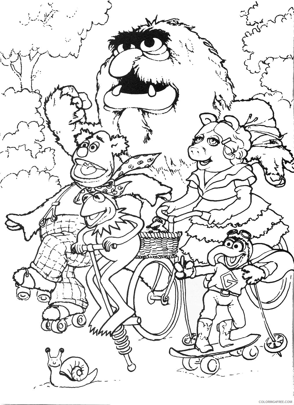 The Muppet Show Coloring Pages TV Film muppets_cl_18 Printable 2020 09377 Coloring4free