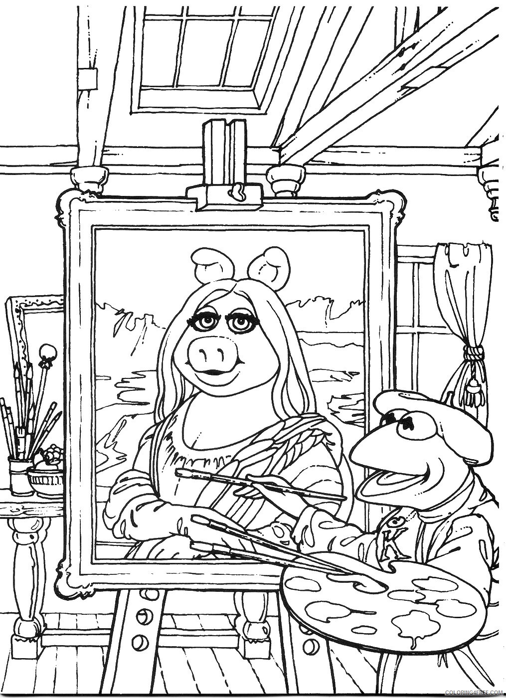 The Muppet Show Coloring Pages TV Film muppets_cl_19 Printable 2020 09378 Coloring4free