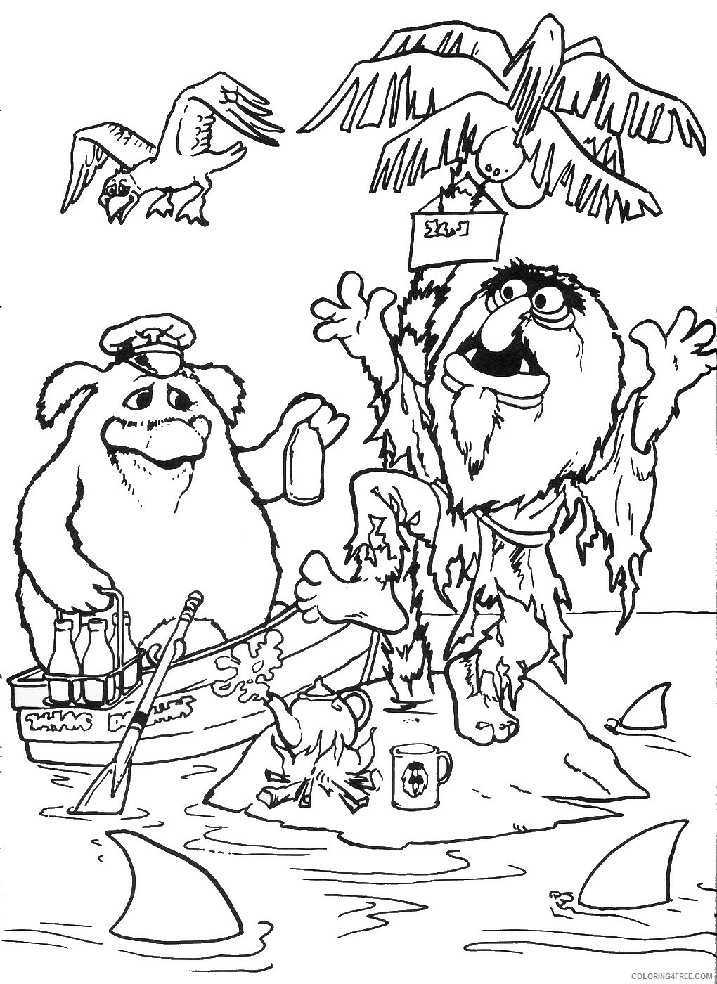 The Muppet Show Coloring Pages TV Film muppets_cl_20 Printable 2020 09379 Coloring4free