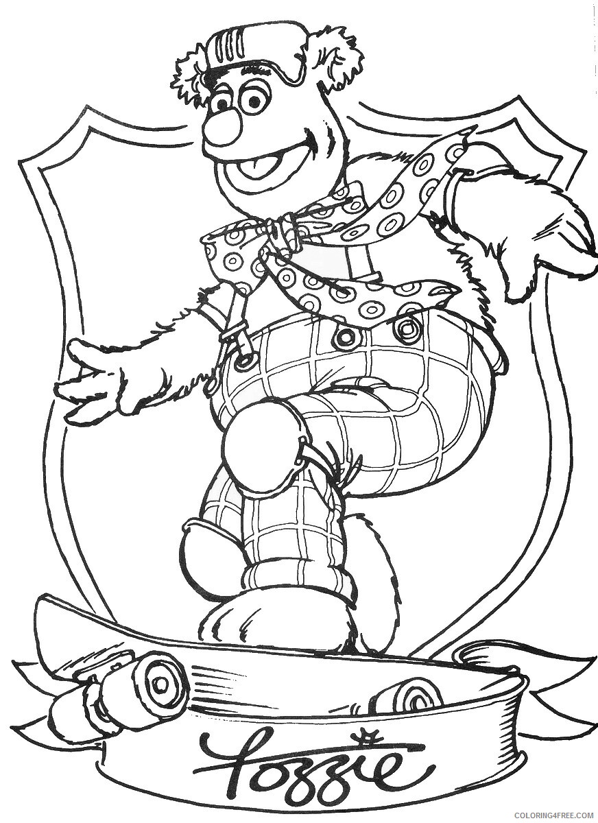 The Muppet Show Coloring Pages TV Film muppets_cl_23 Printable 2020 09382 Coloring4free