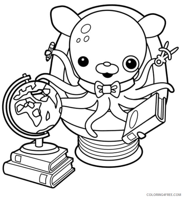 The Octonauts Coloring Pages TV Film Captain Barnacles Printable 2020 09409 Coloring4free