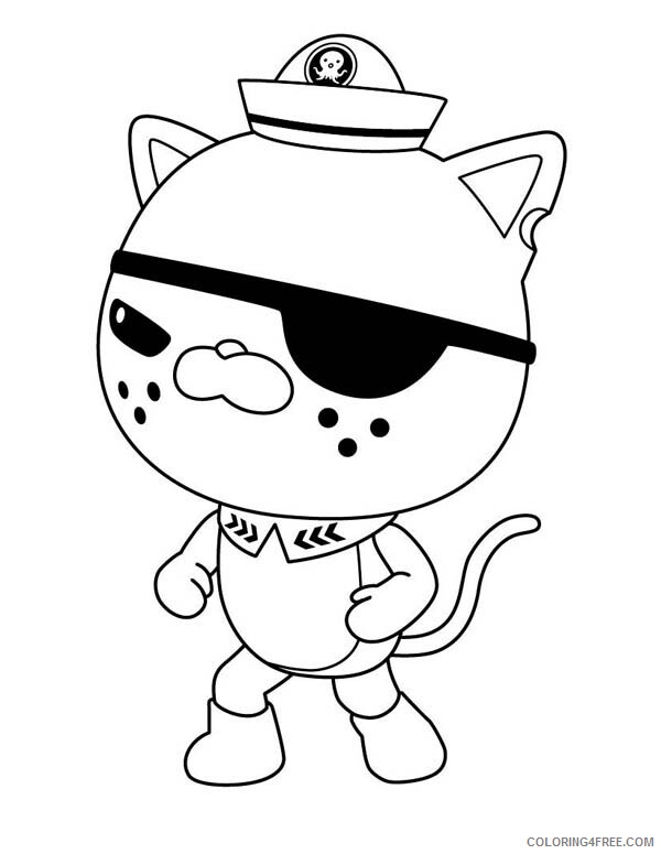 The Octonauts Coloring Pages TV Film Lt Kwazii Printable 2020 09415 Coloring4free