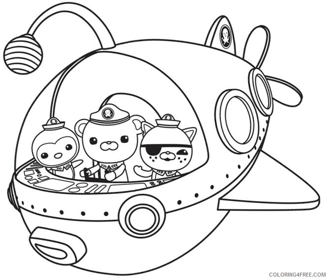 The Octonauts Coloring Pages TV Film Octonauts Printable 2020 09417 Coloring4free