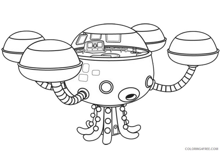 The Octonauts Coloring Pages TV Film Octopod Octonauts Printable 2020 09434 Coloring4free