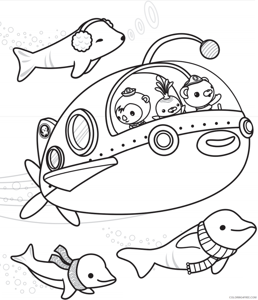 The Octonauts Coloring Pages TV Film explore Printable 2020 09405 Coloring4free
