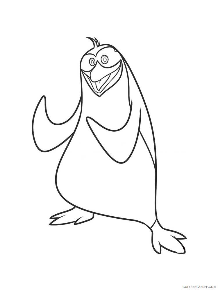 The Penguins of Madagascar Coloring Pages TV Film Printable 2020 09449 Coloring4free