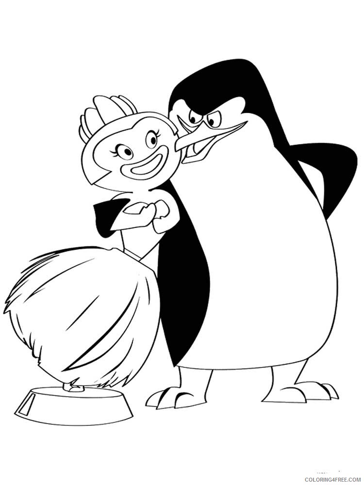 The Penguins of Madagascar Coloring Pages TV Film Printable 2020 09453 Coloring4free