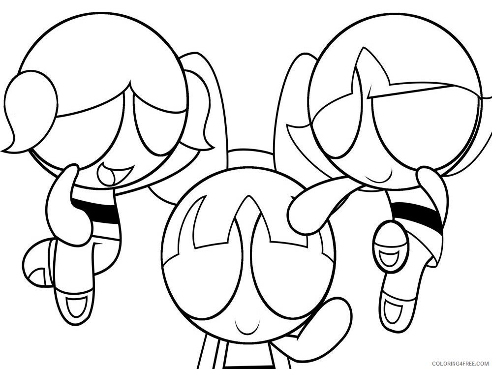 The Powerpuff Girls Coloring Pages TV Film 18 Printable 2020 09471 Coloring4free