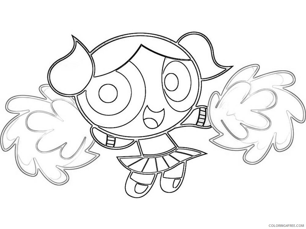 The Powerpuff Girls Coloring Pages TV Film 8 Printable 2020 09475 Coloring4free