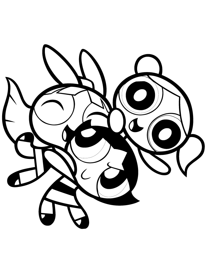 The Powerpuff Girls Coloring Pages TV Film Cartoon Printable 2020 09467 Coloring4free