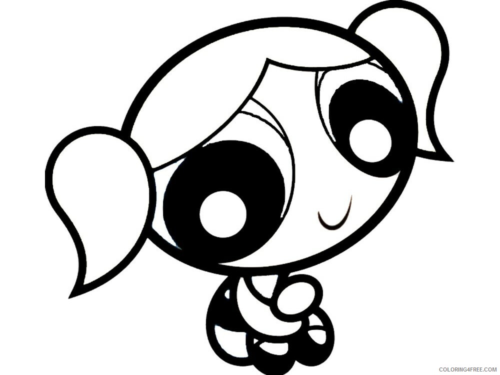The Powerpuff Girls Coloring Pages TV Film Girls 11 Printable 2020 09470 Coloring4free