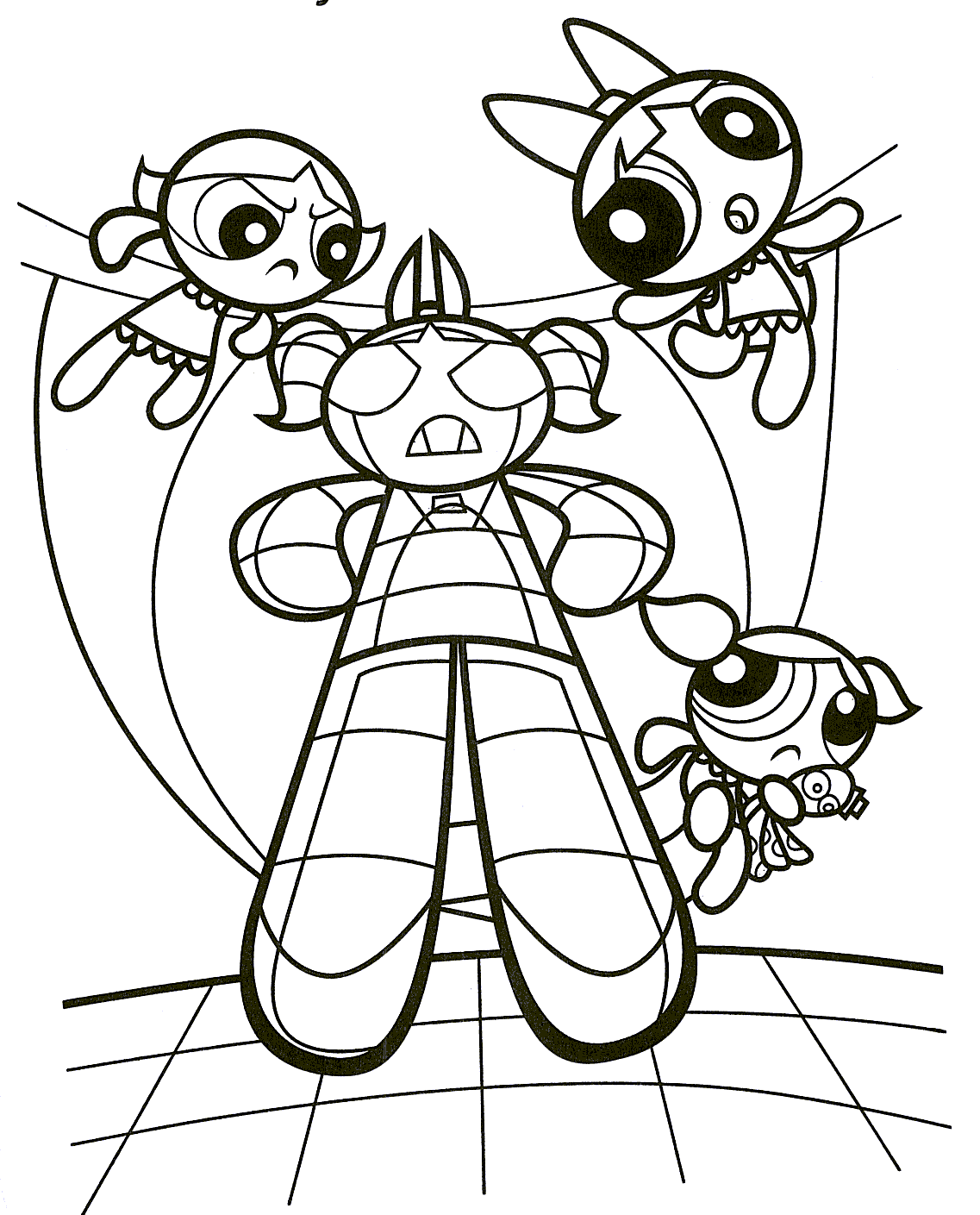 The Powerpuff Girls Coloring Pages TV Film Printable 2020 09468 Coloring4free