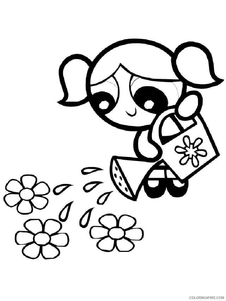 The Powerpuff Girls Coloring Pages TV Film buttercup 1 Printable 2020 09459 Coloring4free
