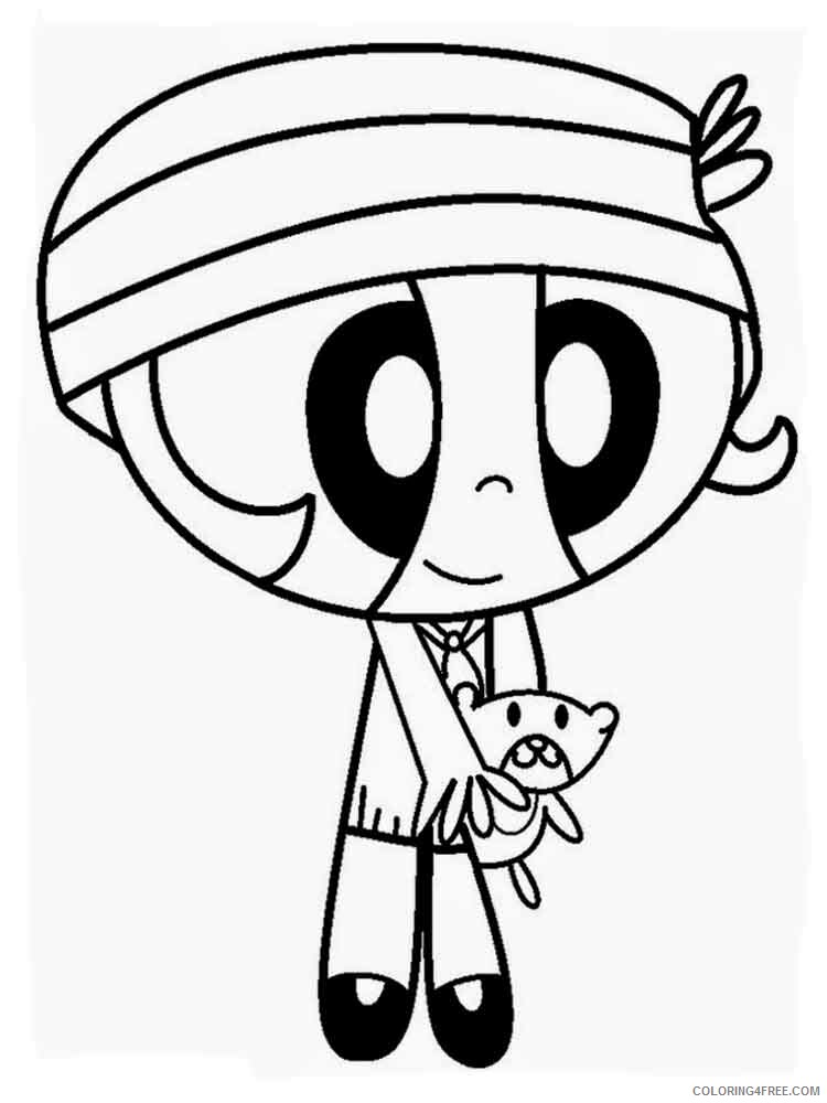 The Powerpuff Girls Coloring Pages TV Film buttercup 10 Printable 2020 09460 Coloring4free