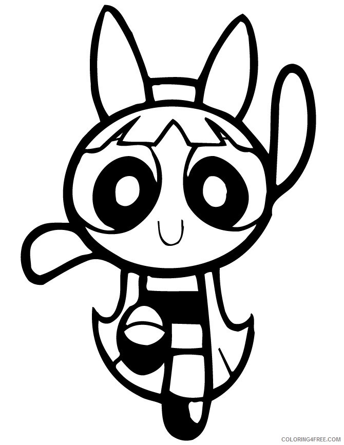 The Powerpuff Girls Coloring Pages TV Film to Print Printable 2020 09478 Coloring4free