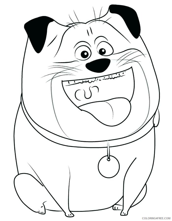 The Secret Life of Pets Coloring Pages TV Film Mel Printable 2020 09493 Coloring4free