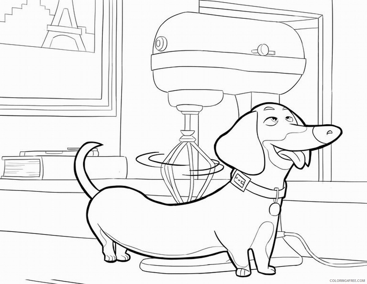 The Secret Life of Pets Coloring Pages TV Film Printable 2020 09497 Coloring4free