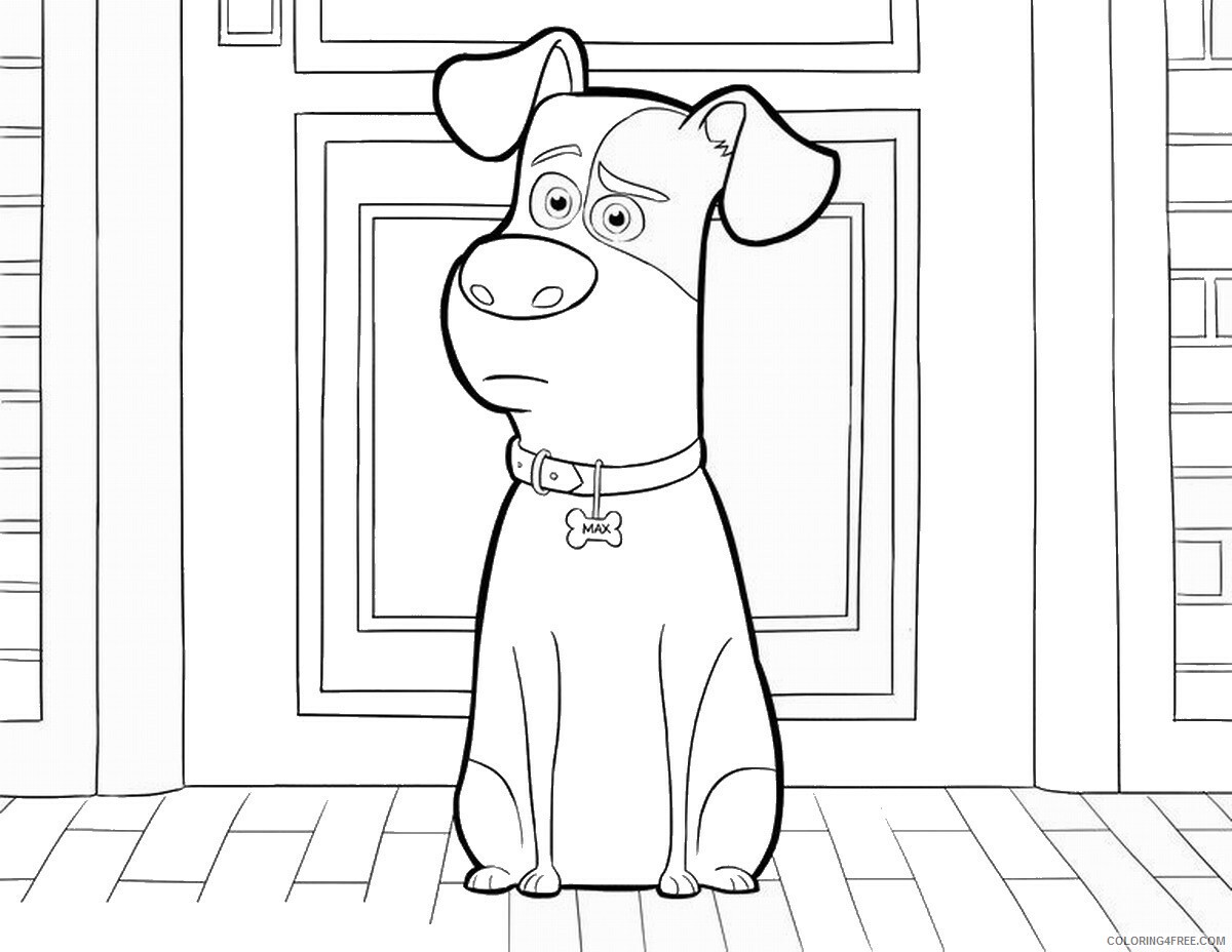 The Secret Life of Pets Coloring Pages TV Film Printable 2020 09498 Coloring4free