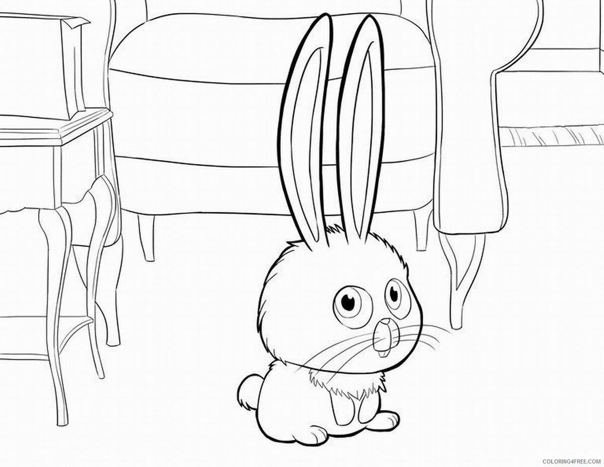 The Secret Life of Pets Coloring Pages TV Film Printable 2020 09501 Coloring4free