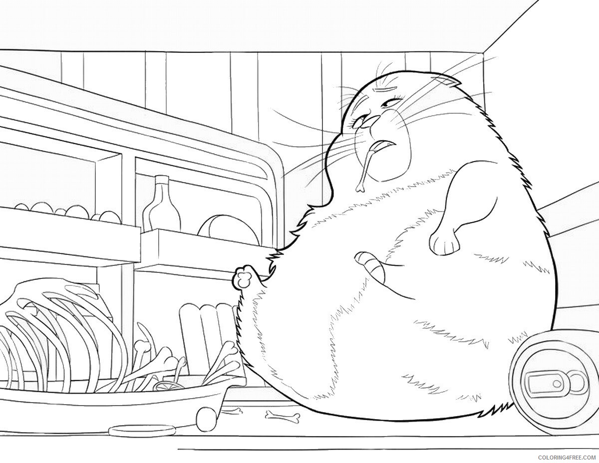 The Secret Life of Pets Coloring Pages TV Film Printable 2020 09503 Coloring4free