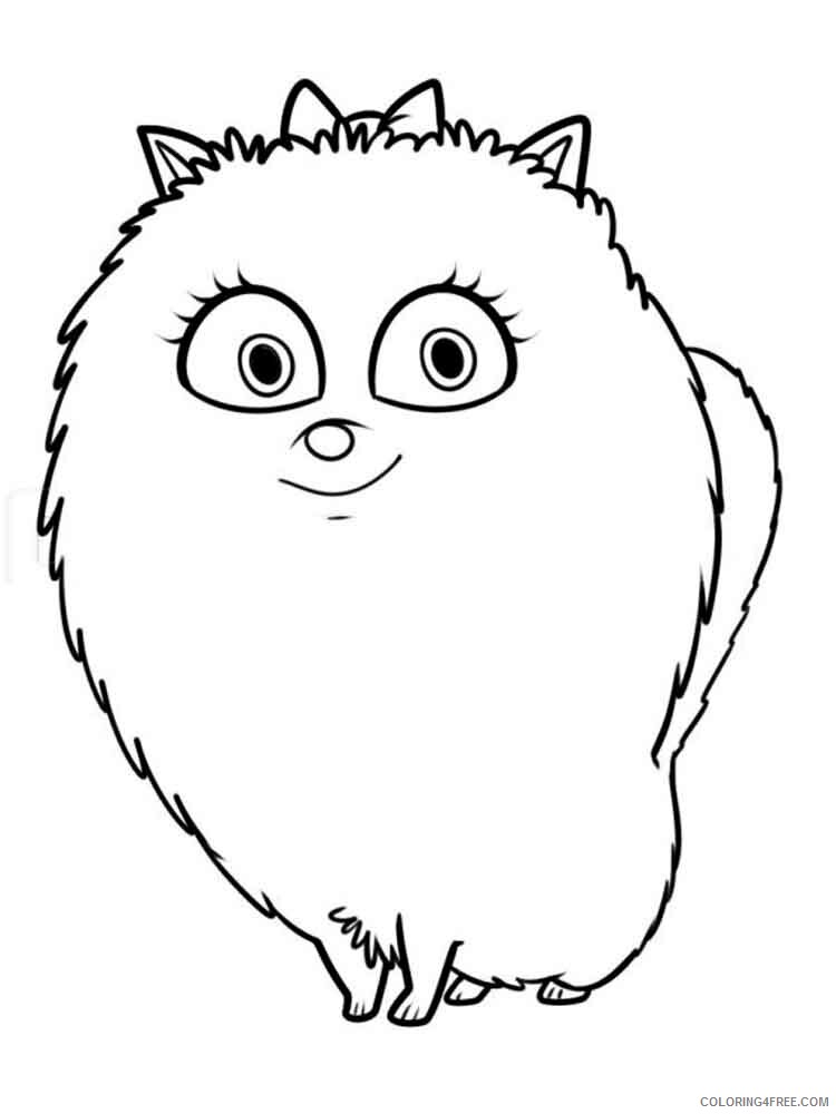 The Secret Life of Pets Coloring Pages TV Film Printable 2020 09514 Coloring4free