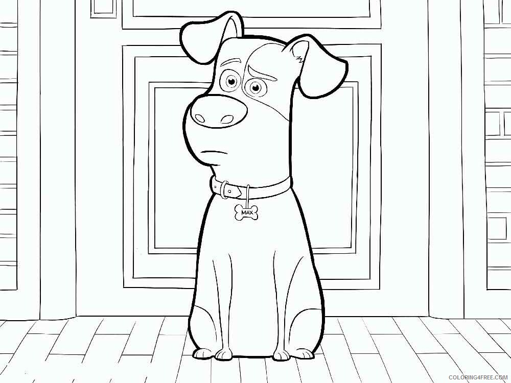 The Secret Life of Pets Coloring Pages TV Film Printable 2020 09515 Coloring4free