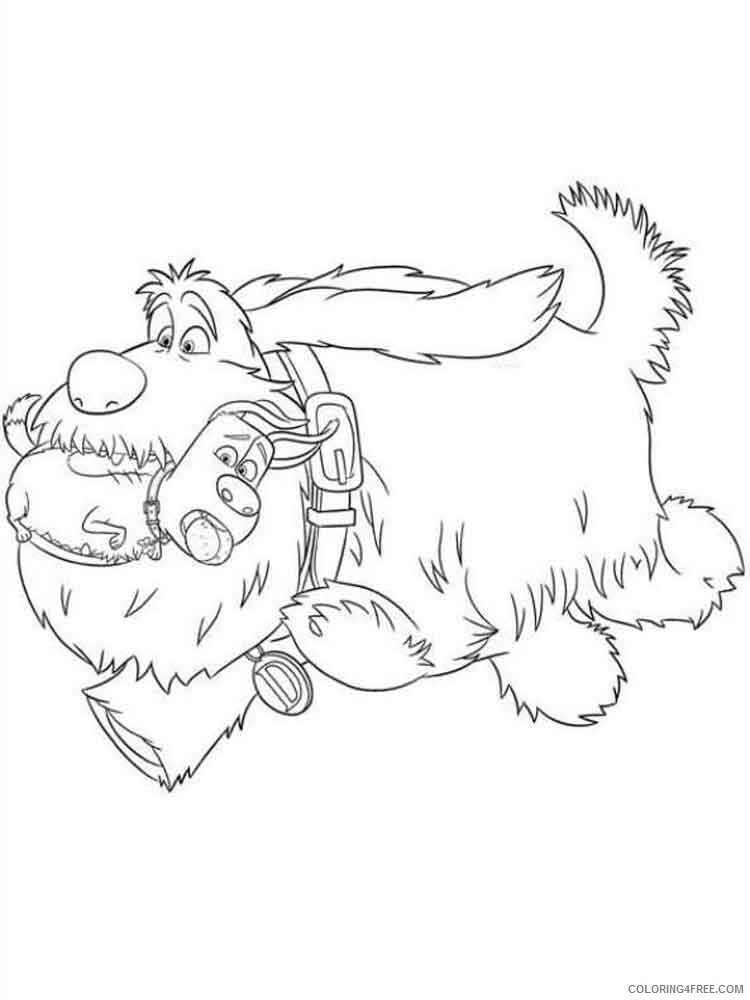 The Secret Life of Pets Coloring Pages TV Film Printable 2020 09518 Coloring4free