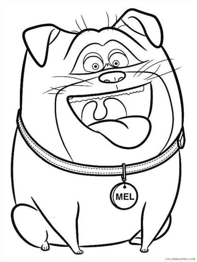 The Secret Life of Pets Coloring Pages TV Film Printable 2020 09523 Coloring4free