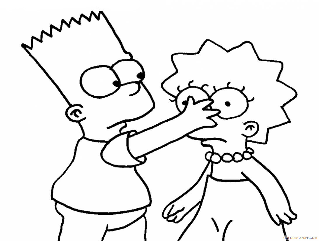 The Simpsons Coloring Pages TV Film Cartoon Simpsons Printable 2020 09539 Coloring4free