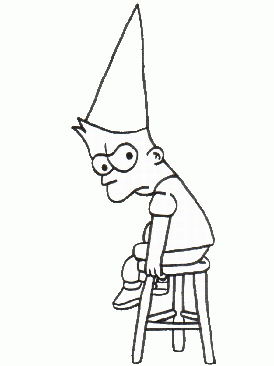 The Simpsons Coloring Pages TV Film simpson_cl_07 Printable 2020 09568 Coloring4free