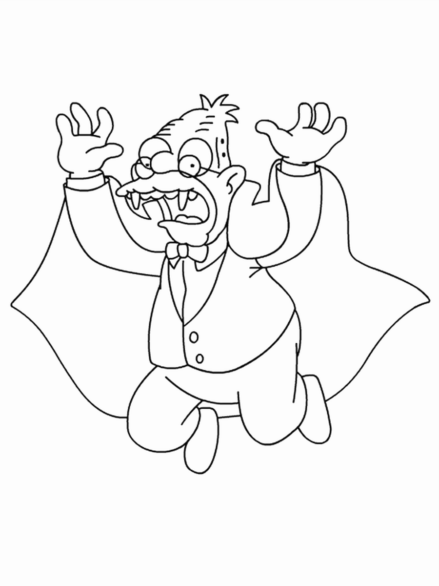 The Simpsons Coloring Pages TV Film simpson_cl_10 Printable 2020 09571 Coloring4free