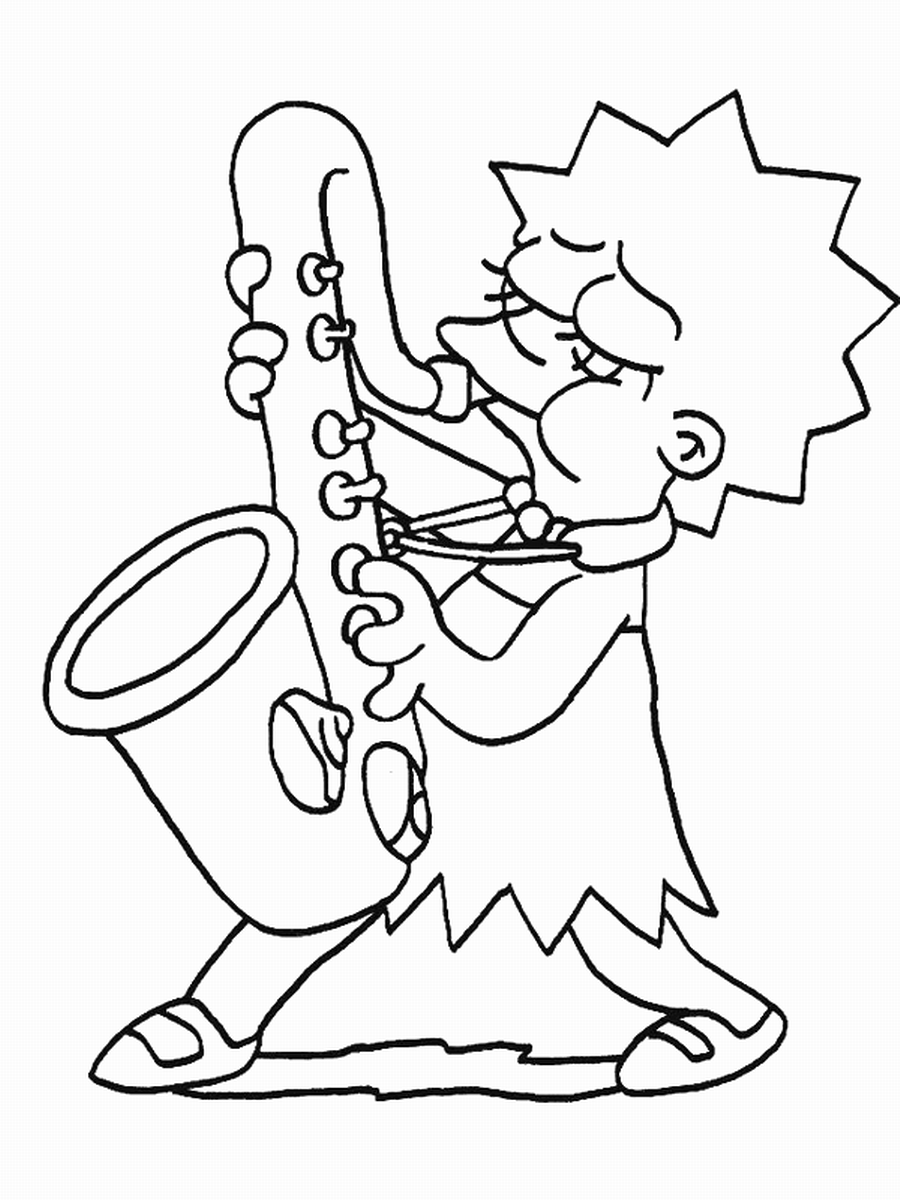 The Simpsons Coloring Pages TV Film simpson_cl_15 Printable 2020 09574 Coloring4free
