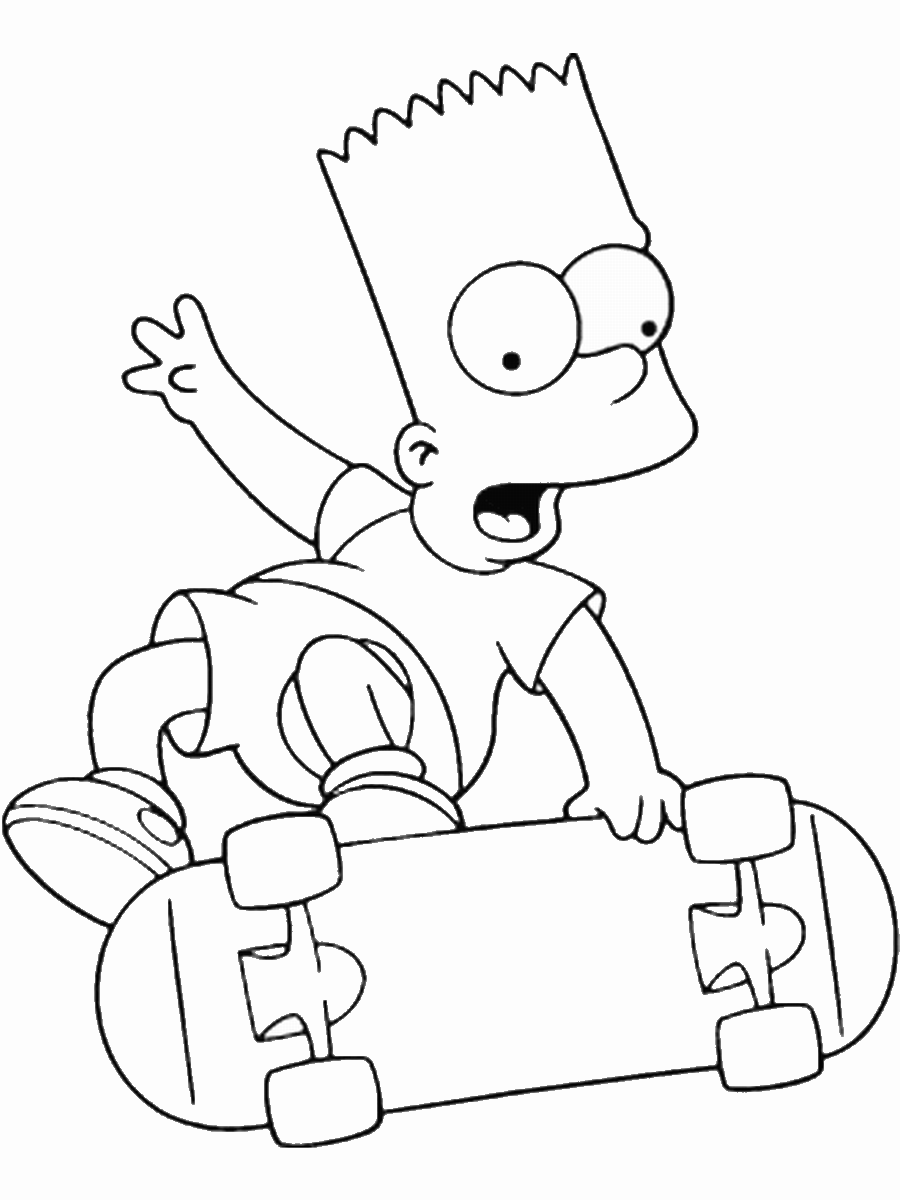 The Simpsons Coloring Pages TV Film simpson_cl_16 Printable 2020 09575 Coloring4free
