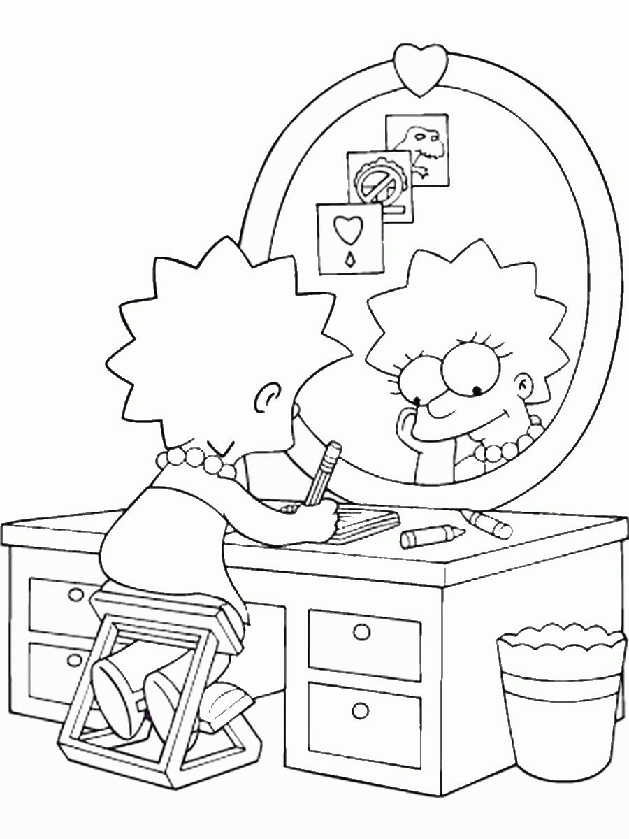 The Simpsons Coloring Pages TV Film simpson_cl_20 Printable 2020 09579 Coloring4free