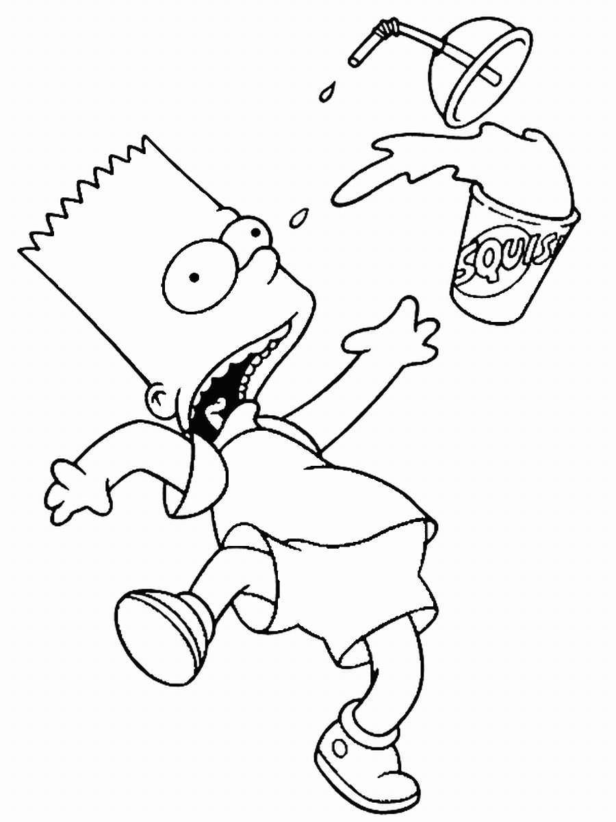 The Simpsons Coloring Pages TV Film simpson_cl_22 Printable 2020 09581 Coloring4free