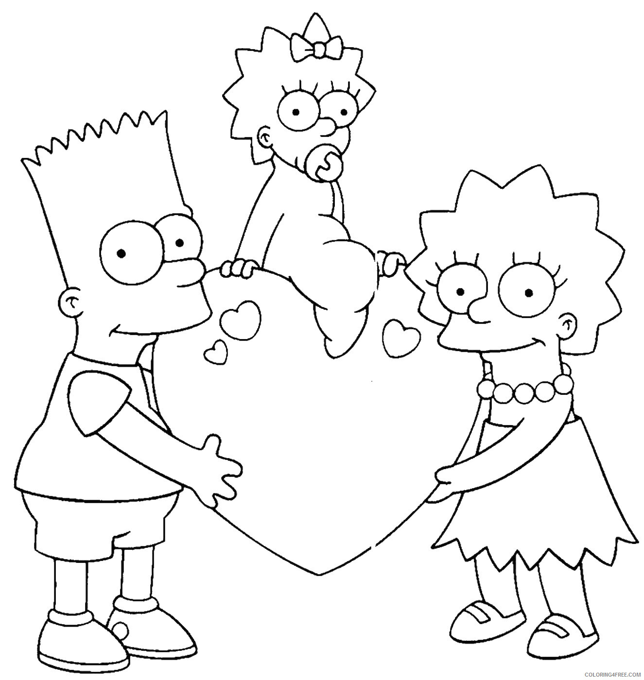 The Simpsons Coloring Pages TV Film simpson_cl_27 Printable 2020 09583 Coloring4free